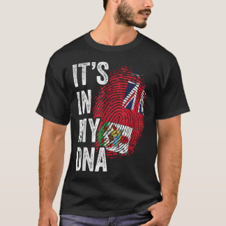 T-shirt C'est Dans Mon Adn Drapeau Des Bermudes Racines Be