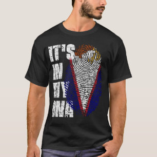 T-shirt C'EST DANS MON ADN, Drapeau Drapeau Drapeau Drapea