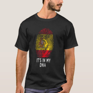 T-shirt C'est Dans Mon Adn Drapeau Espagnol Espagne Fierté