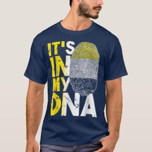 T-shirt C'est dans mon ADN Drapeau Garifuna Afro Caribbean