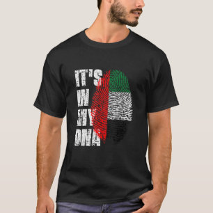 T-shirt C'Est Dans Mon Adn Émirats Arabes Unis Drapeau Uae