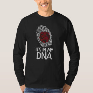 T-shirt C'est dans mon ADN Empreinte de drapeau japonais