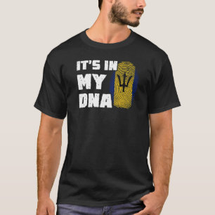 T-shirt C'est dans mon ADN Empreinte digitale du drapeau d