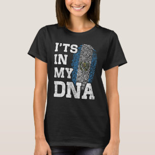 T-shirt C'est dans mon ADN Empreinte guatémaltèque Fière g