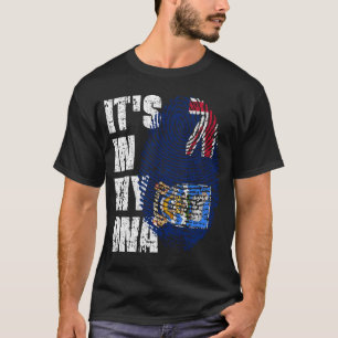 T-shirt C'EST DANS MON ADN Falkland Islands Drapeau cadeau