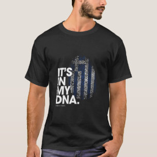 T-shirt C'Est Dans Mon Adn Grèce Drapeau Chemise Racines G