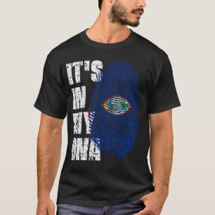 T-shirt C'EST DANS MON ADN Guam Drapeau garçon fille cadea