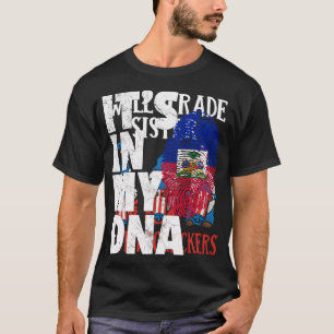 T-shirt C'Est Dans Mon Adn Haïti Drapeau Haïtien Mens Mama