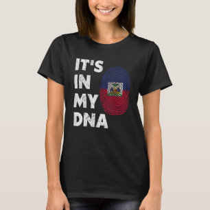 T-shirt C'EST DANS MON ADN Haïti Hommes Flag Pride Hommes