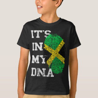 T-shirt C'est dans mon ADN Jamaïcain génétique Jama