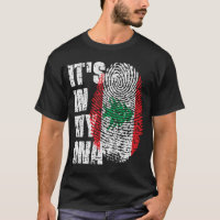 C'EST DANS MON ADN Liban Drapeau garçon fille cade