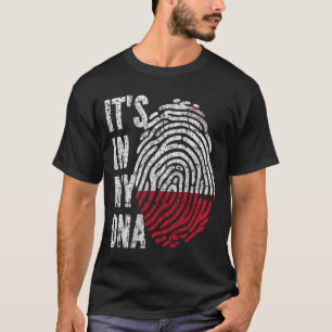 T-shirt C'EST DANS MON ADN Malte Drapeau Hommes Femmes Enf
