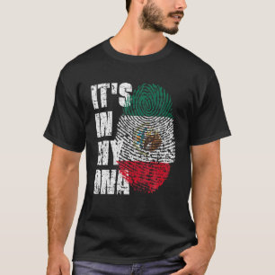T-shirt C'est dans mon ADN Mexique Drapeau mexicain