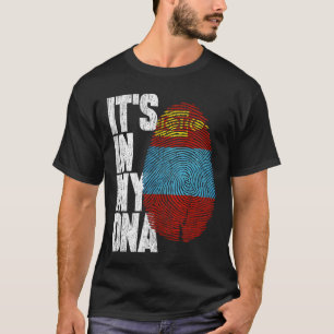 T-shirt C'est dans mon ADN Mongolie Chemise mongole Fière