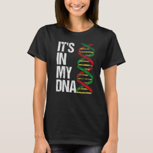 T-shirt C'est dans mon ADN. Patrimoine africain. Black Pri