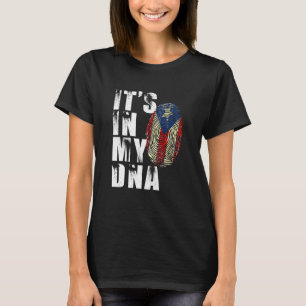 T-shirt C'est dans mon ADN Porto Rico Drapeau Rican Hommes