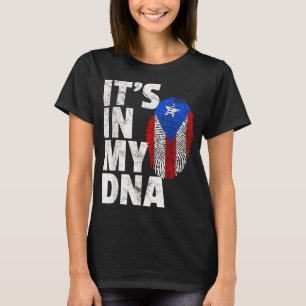 T-shirt C'EST DANS MON ADN Porto Rico Drapeau Rican Hommes