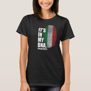 T-shirt C'est dans mon Adn racines italiennes