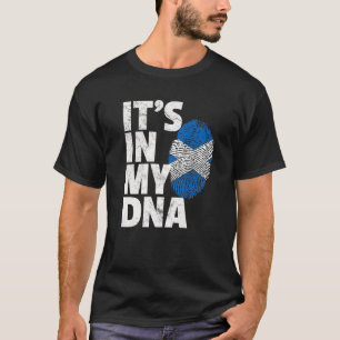T-shirt C'est dans mon ADN Scottish Scotland Drapeau Noël 