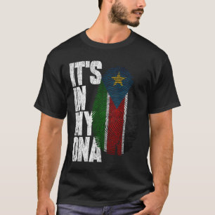 T-shirt C'est dans mon ADN Soudan du Sud Fière Sud Soudan