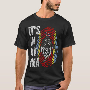 T-shirt C'EST DANS MON ADN Swaziland Drapeau Hommes Femmes