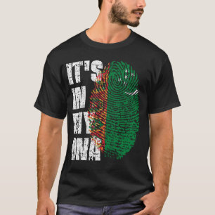 T-shirt C'EST DANS MON ADN Turkménistan Drapeau Drapeau Do