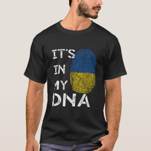 T-shirt C'est dans mon ADN Ukraine Ukraine drapeau ukraini