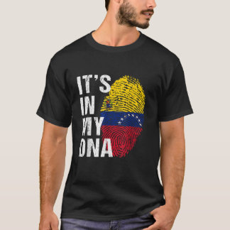 T-shirt C'est dans Mon ADN vénézuélien Fierté venezuela Dr