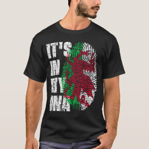 T-shirt C'EST DANS MON ADN Wales Flag Welsh