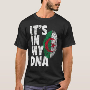 T-shirt C'est dans mon Adna Algérie Drapeau Hommes femmes