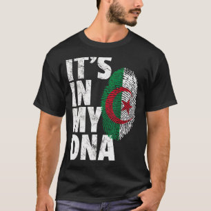 T-shirt C'est dans mon Adna Algérie Drapeau Hommes femmes