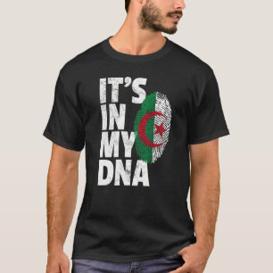 T-shirt C'est dans mon Adna Algérie Drapeau Hommes femmes