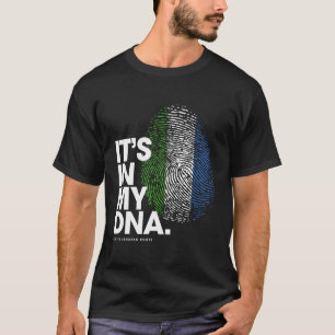 T-shirt C'Est Dans Mon Adna Sierra Leone Flag Chemise Sier