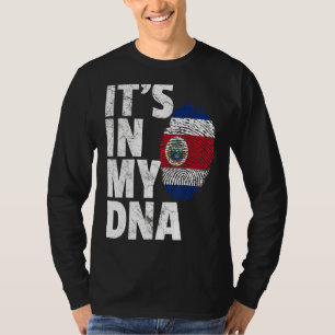T-shirt C'est dans mon Dna Costa Rica Pays Drapeau Souveni