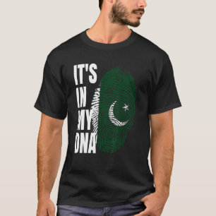 T-shirt C'est dans mon Dna Pakistan Islamique Pakistan Dra