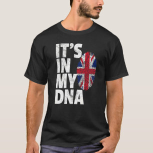 T-shirt C'est dans mon Dna Royaume-Uni Angleterre Union Ja