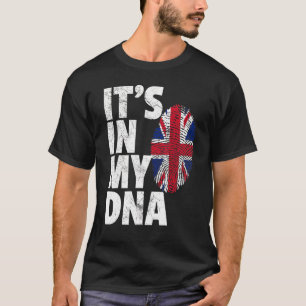 T-shirt C'est dans mon Dna Royaume-Uni Angleterre Union Ja
