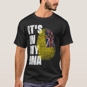 T-shirt C'EST DANS MON Drapeau ADN Niue