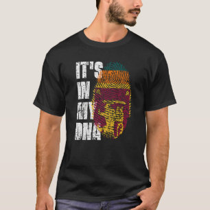 T-shirt C'est dans mon Drapeau Sri Lanka Drapeau Sri Lanka