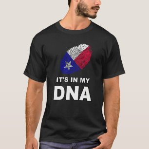 T-shirt C'est Dans Mon Empreinte Digitale Texas Texan Drap