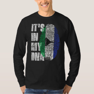 T-shirt C'est dans mon Inde Lesotho Drapeau Basotho