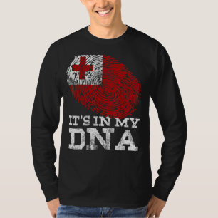 T-shirt C'est dans mon pays Dna Tonga Les gènes du drapeau