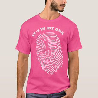 T-shirt C'Est Dans Mon Ventilateur D'Empreinte D'Adn Pole 