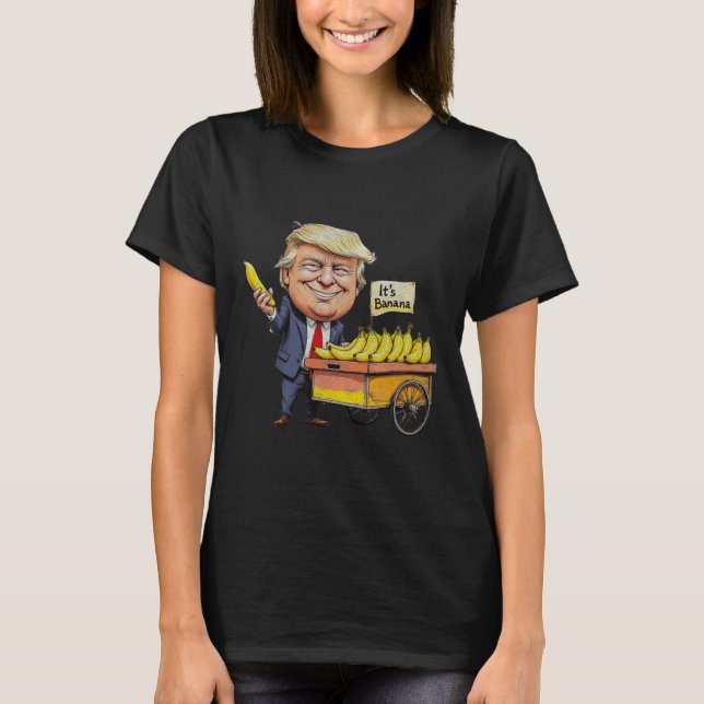T-shirt C'est de la banane (pour l'échelle) drôle Trump ba (Devant)