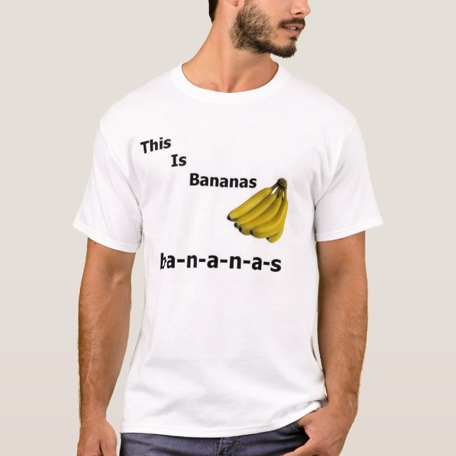 T-shirt C'est des bananes (Devant)