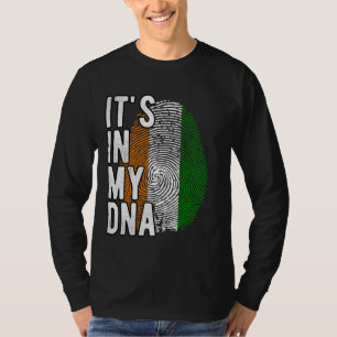 T-shirt C'est drôle dans mon ADN drapeau de la Côte d Ivoi
