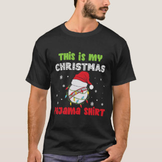 T-shirt C'Est Drôle Mon Pajama Cricket De Noël