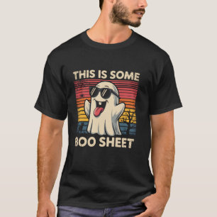 T-shirt C'est du papier fantôme boo rétro drôle Halloween