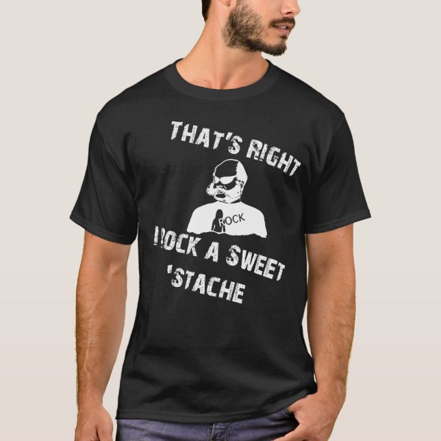 T-shirt C'est exact - Mustache4Cash (Devant)