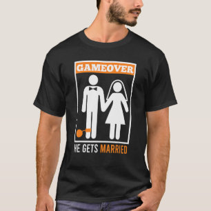 T-shirt C'est fini mari marié enterrement de vie de garço